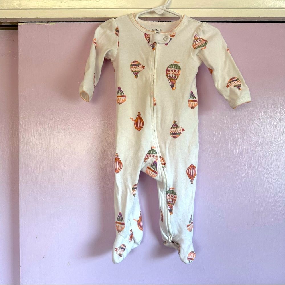 Carter's Footed One Piece Air Balloon Bodysuit, Sz 9 Months